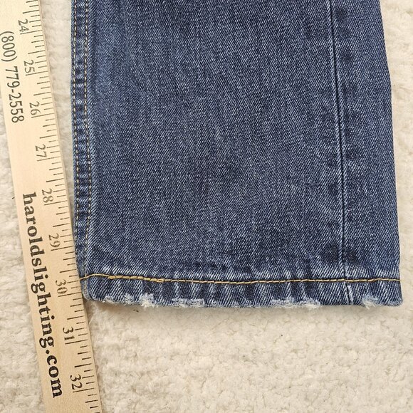 Levi's 510 Jeans Men's 33x32 Blue Denim Skinny Fit Stretch Distressed Patched - Picture 11 of 16